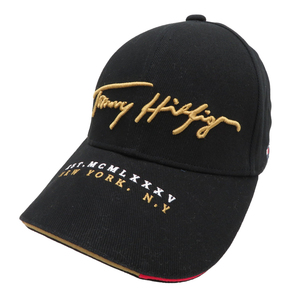 TOMMY HILFIGER GOLF トミー ヒルフィガーゴルフ キャップ ブラック系 [240101129580] ゴルフウェア