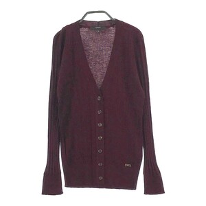 GUCCI Gucci 249040 X1186 wool knitted cardigan purple series S [240101131855] lady's 