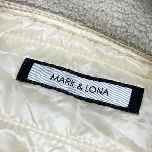 MARK&LONA マークアンドロナ 裏フリース 中綿切替 ジップジャケット グレー系 38 [240101124581] ゴルフウェア レディースの画像4