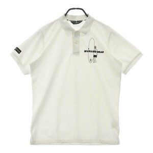 MUNSING WEAR マンシングウェア 半袖ポロシャツ ホワイト系 L [240101130976] ゴルフウェア メンズ