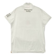 ROUGH&SWELL ラフアンドスウェル 2022年モデル ハイネック 半袖Tシャツ ニコちゃん ホワイト系 L [240101131979] ゴルフウェア レディース_画像2