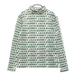 JACK BUNNY ジャックバニー 2021年モデル ハイネック 長袖Tシャツ ロゴ柄 ホワイト系 1 [240001965718] ゴルフウェア レディース