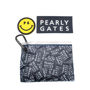 【1円】【美品】PEARLY GATES パーリーゲイツ ステッカー クリアケース ノベルティ ネイビー系 [240101012236]