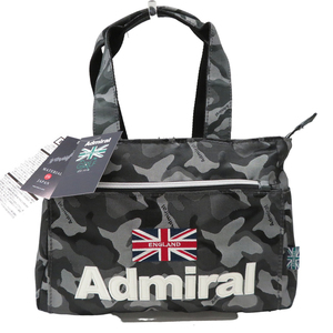 【1円】ADMIRAL アドミラル カートバッグ カモフラ柄 ブラック系 [240101099470]