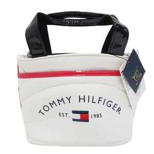 【1円】【新品】TOMMY HILFIGER GOLF トミー ヒルフィガーゴルフ カートバッグ ホワイト系 [240101119709]