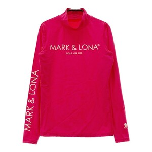 【1円】MARK&LONA マークアンドロナ 2021年モデル ハイネック 長袖 インナーTシャツ ピンク系 38 [240101100316]