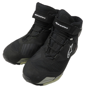 【1円】alpinestars アルパインスターズ ライディングシューズ CR-X DRYSTAR ブラック系 8.5 [240101093610]