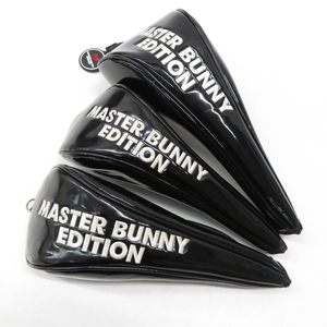MASTER BUNNY EDITION マスターバニーエディション エナメル ヘッドカバー 3点セット ブラック系 DR×1、FW×2 [240101129702] ゴルフ