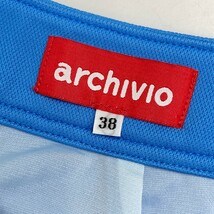 ARCHIVIO アルチビオ 裏地付 プリーツスカート ブルー系 38 [240101128967] ゴルフウェア レディース_画像4