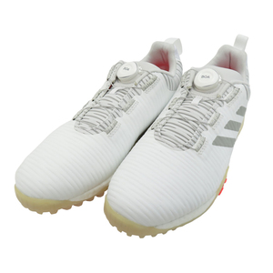 ADIDAS GOLF アディダスゴルフ FV2522/CODECHAOS BOA LOW スパイクレスゴルフシューズ ホワイト系 27.0 [240101132616] ゴルフウェア