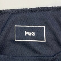 PGG PEARLY GATES パーリーゲイツ 2021年モデル ハイネック 半袖Tシャツ ネイビー系 4 [240101084084] ゴルフウェア メンズ_画像3