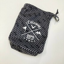 【1円】CALLAWAY キャロウェイ フルジップ ナイロンジャケット 総柄 ブラック系 LL [240101107061]_画像3