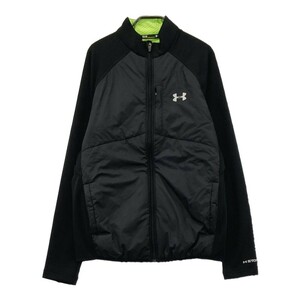 【1円】UNDER ARMOUR アンダーアーマー MGF6349 中綿切替 ジップジャケット ブラック系 MD [240101111935]