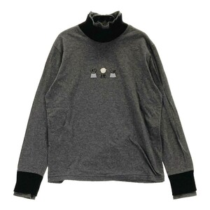 【1円】PICONE CLUB ピッコーネクラブ ハイネック 長袖Tシャツ グレー系 2 [240101130954]