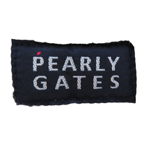 【1円】PEARLY GATES パーリーゲイツ ボアサンバイザー ワッペン ホワイト系 FR [240001964357]_画像5