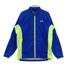 【1円】UNDER ARMOUR アンダーアーマー MGF6343 2WAY 蓄熱 ジップジャケット ブルー系 XL [240101122218] メンズ_画像1