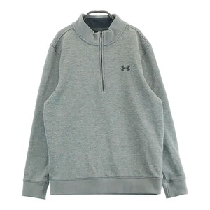 【1円】UNDER ARMOUR アンダーアーマー MGF3473 裏フリース ハーフジップ トレーナー グレー系 MD [240101139314] メンズ