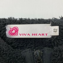 【1円】VIVA HEART ビバハート 中綿 ボアベスト ブラック系 42 [240101131439] レディース_画像4