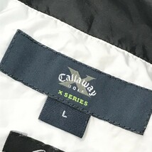 CALLAWAY キャロウェイ ハーフジップ 半袖ブルゾン ホワイト系 L [240001990726] ゴルフウェア メンズ_画像5