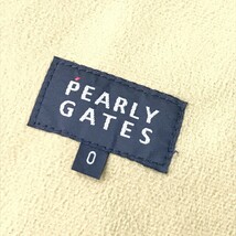 PEARLY GATES パーリーゲイツ 裏起毛 ストレッチスカート ニコちゃん刺繍 ブラウン系 0 [240001963395] ゴルフウェア レディース_画像6
