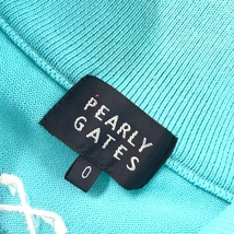 PEARLY GATES パーリーゲイツ 2021年モデル ニットジャケット PGM4G ブルー系 0 [240001651319] ゴルフウェア レディース_画像7