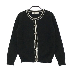 [ new goods ]ef-de ef-de cardigan black group 9 [240001655686] lady's 