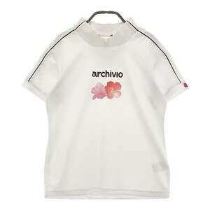ARCHIVIO アルチビオ ハイネック 半袖Tシャツ ホワイト系 36 [240001999055] ゴルフウェア レディース