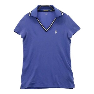 POLO GOLF ポロゴルフ 襟付き半袖Tシャツ ブルー系 XS [240001946385] ゴルフウェア レディース