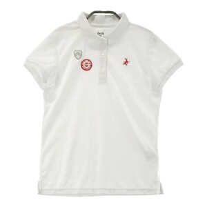 JACK BUNNY ジャックバニー 半袖ポロシャツ ホワイト系 0 [240001948182] ゴルフウェア レディース