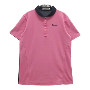 SRIXON スリクソン byDESCENTE 半袖ポロシャツ ピンク系 M [240001949806] ゴルフウェア レディース