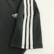 ADIDAS GOLF アディダスゴルフ 2022年モデル ハイネック 半袖Tシャツ ブラック系 M [240001958349] ゴルフウェア レディース_画像4