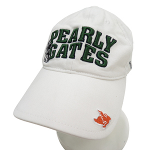 PEARLY GATES パーリーゲイツ ×PEANUTS キャップ ホワイト系 FR [240001958664] ゴルフウェア