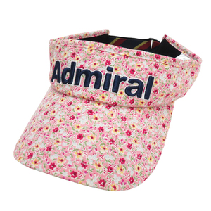 ADMIRAL アドミラル サンバイザー 花柄 ピンク系 フリー [240001960391] ゴルフウェア