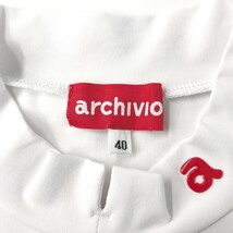 ARCHIVIO アルチビオ 2022年モデル ノースリーブ Tシャツ ホワイト系 40 [240001961806] ゴルフウェア レディース_画像5