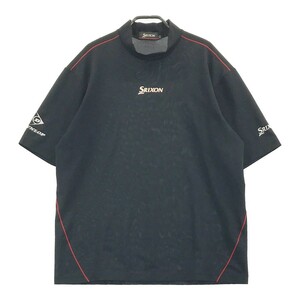 SRIXON スリクソン ハイネック 半袖Tシャツ ブラック系 L [240001979341] ゴルフウェア メンズ