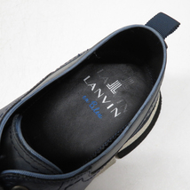 LANVIN en blue ランバン オン ブルー 86181 軽量カジュアルシューズ ネイビー系 24 1/2 [240101012905] メンズ_画像6