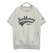 JACK BUNNY ジャックバニー 裏メッシュ 半袖ブルゾン スニードジャック ホワイト系 5 [240101138575] ゴルフウェア メンズ_画像1