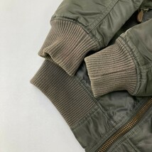 ALPHA INDUSTRIES アルファ インダストリーズ TA0611-076 2WAY ファー付 フライト ジャケット カーキ系 M [240101135784] メンズ_画像6