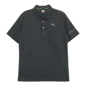 PUMA GOLF プーマゴルフ 半袖ポロシャツ ブラック系 L [240101140510] ゴルフウェア メンズ