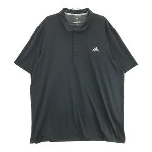 ADIDAS GOLF アディダスゴルフ ADVS20R772 半袖 ポロシャツ ブラック系 2XL [240101141262] ゴルフウェア メンズ