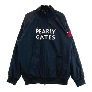 PEARLY GATES パーリーゲイツ 蓄熱ジップジャケット 総柄 ブラック系 5 [240101138290] ゴルフウェア メンズ