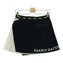 PGG PEARLY GATES パーリーゲイツ プリーツ切替 スカート ネイビー系 0 [240101090839] ゴルフウェア レディース_画像2