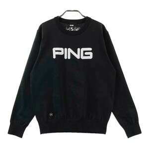 PING ピン ニットセーター ブラック系 L [240101143532] ゴルフウェア メンズ