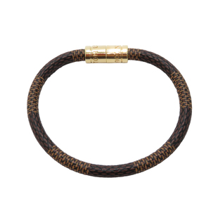 [ beautiful goods ]LOUIS VUITTON Louis Vuitton M6139F brass re* keep ito bangle Damier brown group [240001633520]