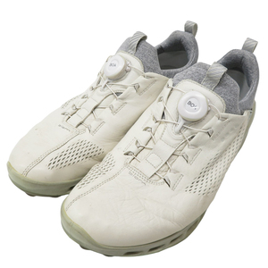 ecco エコー 102114 01007 BIOM COOL PRO スパイクレス ゴルフシューズ BOA ホワイト系 43 [240101133118] ゴルフウェア メンズ