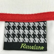RUSSELUNO ラッセルノ RS-131127 半袖ポロシャツ 刺繍総柄 ホワイト系 6 [240001892232] ゴルフウェア メンズ_画像7
