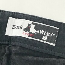 BLACK&WHITE ブラックアンドホワイト ストレッチパンツ ブラック系 2 [240001898787] ゴルフウェア レディース_画像5
