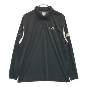 CUTTER&BUCK カッターアンドバック 長袖ポロシャツ ブラック系 LL [240001899763] ゴルフウェア メンズ