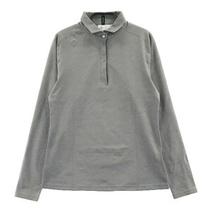 DESCENTE GOLF デサントゴルフ中田英寿 長袖ポロシャツ グレー系 M [240001903237] ゴルフウェア レディース