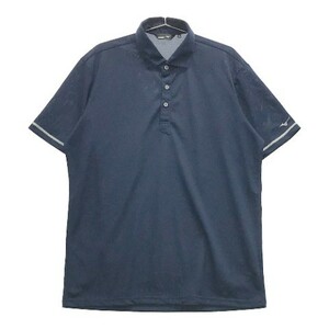 MIZUNO GOLF ミズノゴルフ 半袖ポロシャツ ネイビー系 2XL [240101035362] ゴルフウェア メンズ